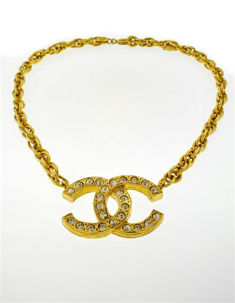 vintage chanel necklace cheap|pre owned chanel jewellery.